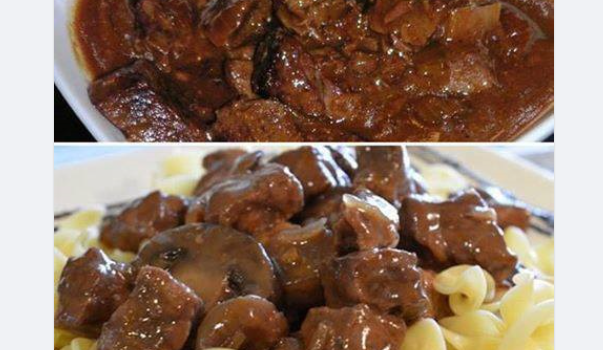 SLOW COOKER BEEF TIPS