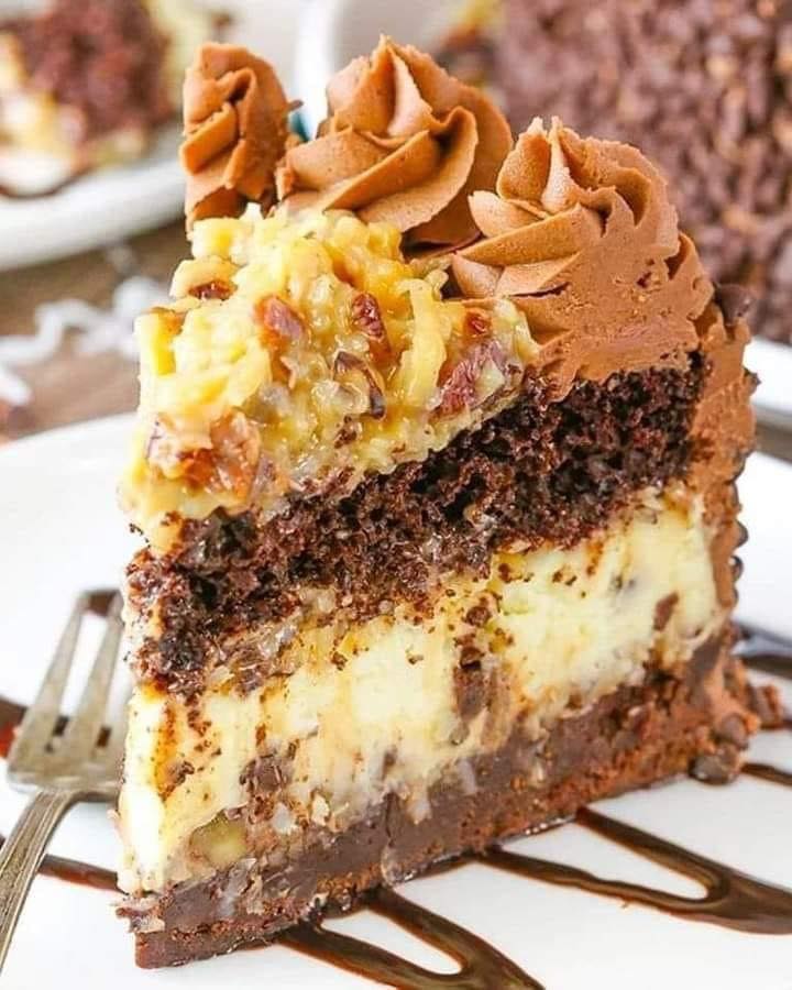 Outrageous Chocolate Coconut Cheesecake