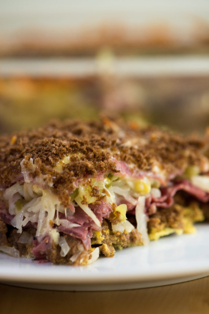 Oven-Baked Reuben Casserole