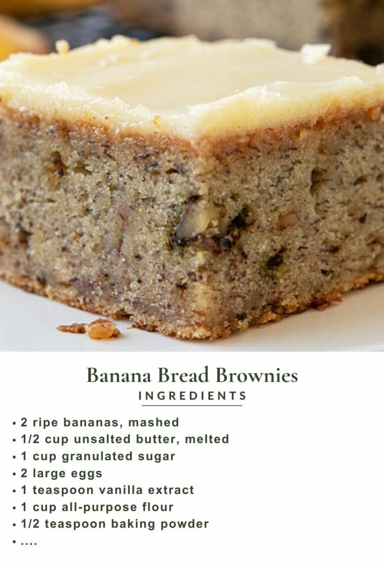 Banana Bread Brownies