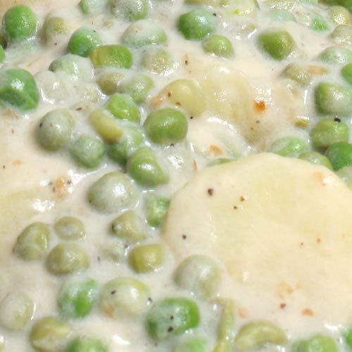 Creamed Peas and Potatoes