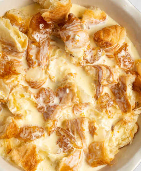 Orange Croissant Breakfast Bake