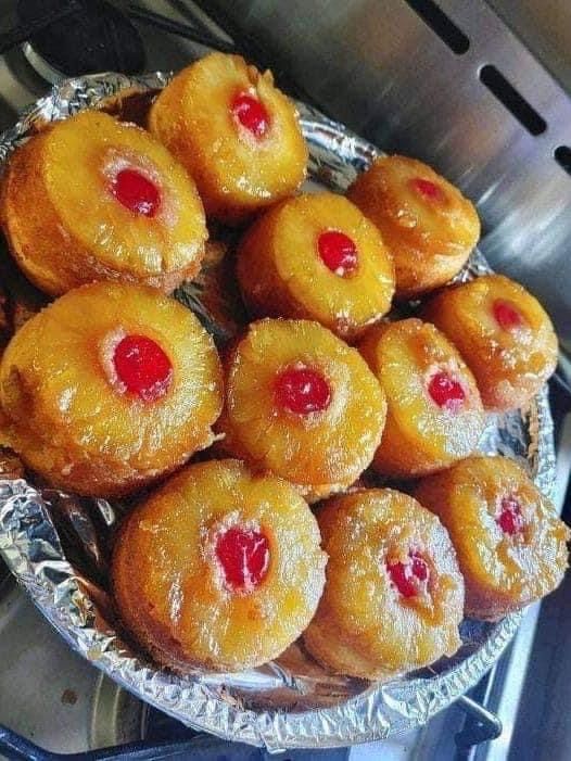 Pineapple Upside Down Cupcakes