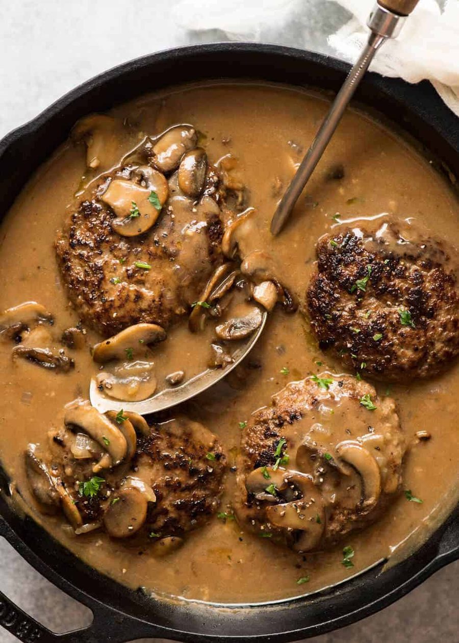 Salisbury Steak with Mushroom Gravy