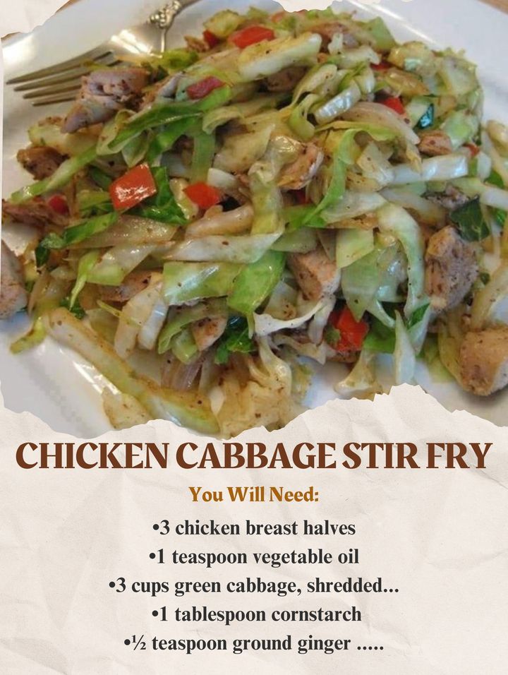 Chicken Cabbage Stir Fry