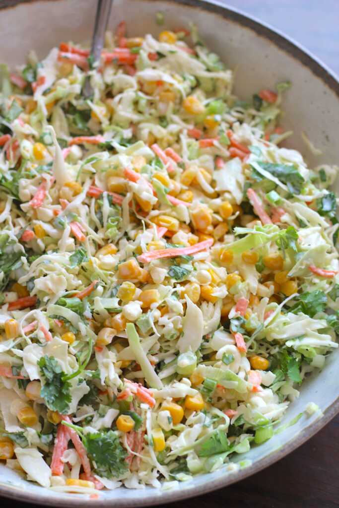 Spicy Corn Slaw