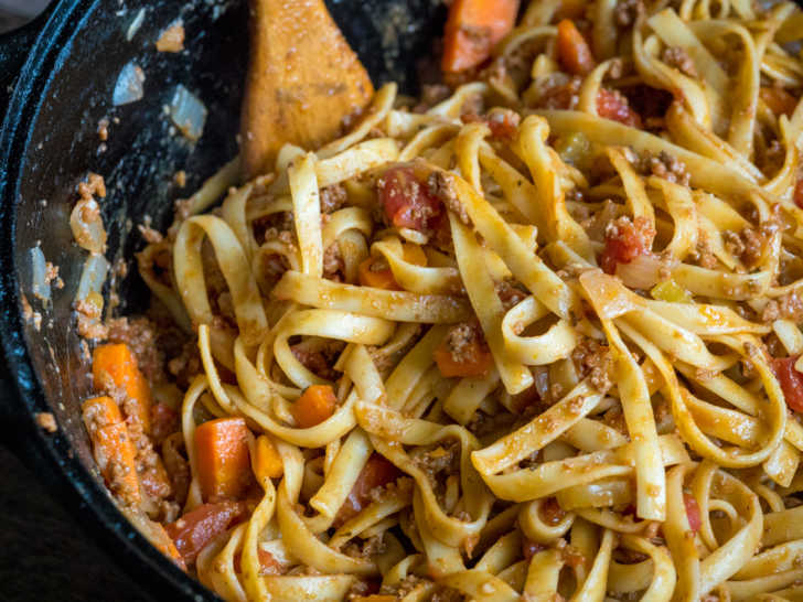 One-Pot Pasta Bolognese