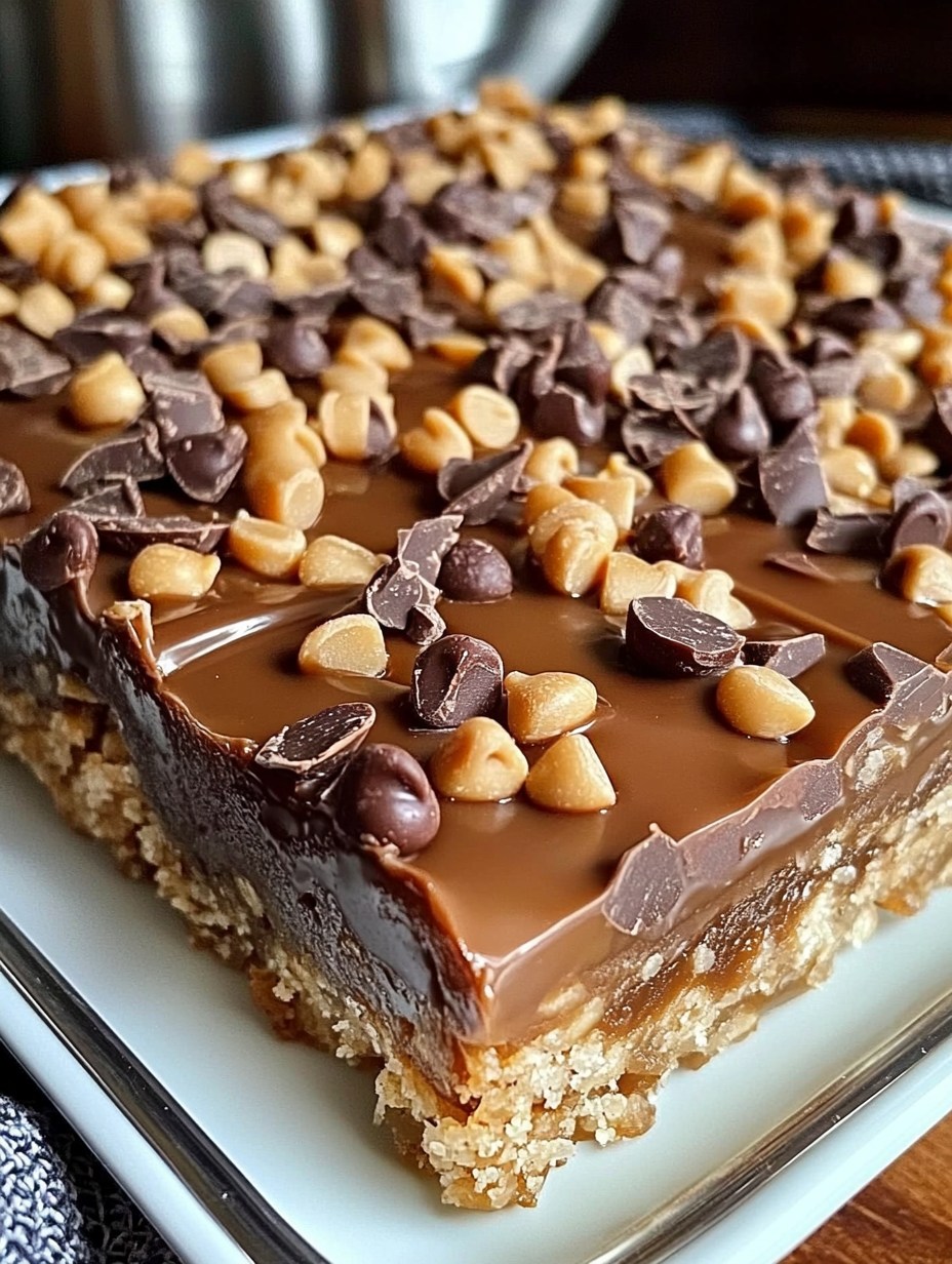 Irresistible Caramel Chocolate Crunch Bars Recipe