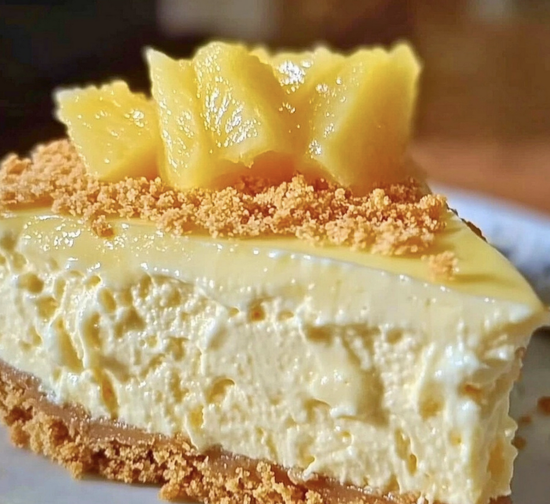 Pineapple Cheesecake Tart