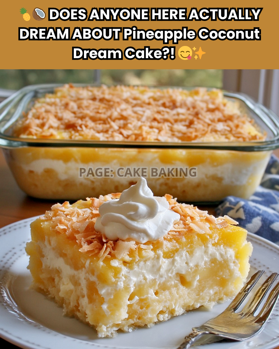 Pineapple Coconut Dream Cake