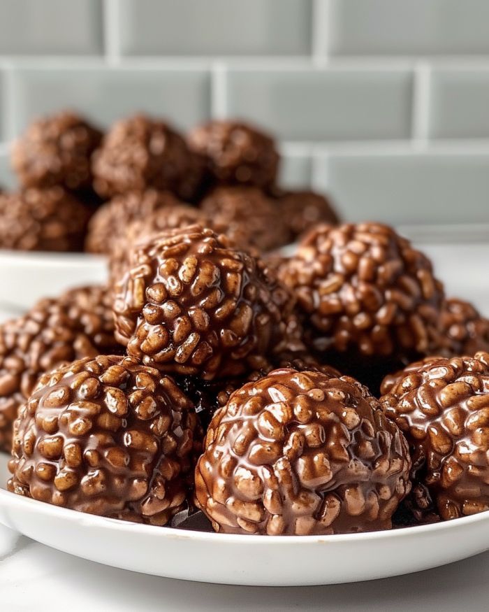 Chocolate Rice Krispie Balls