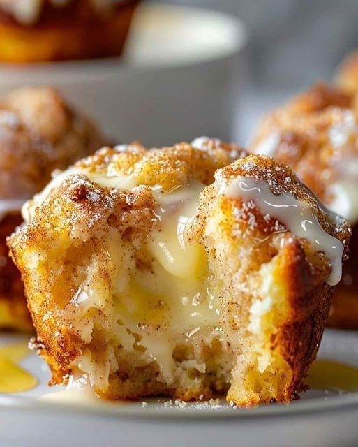 Muffins au fromage à la crème et à la cannelle