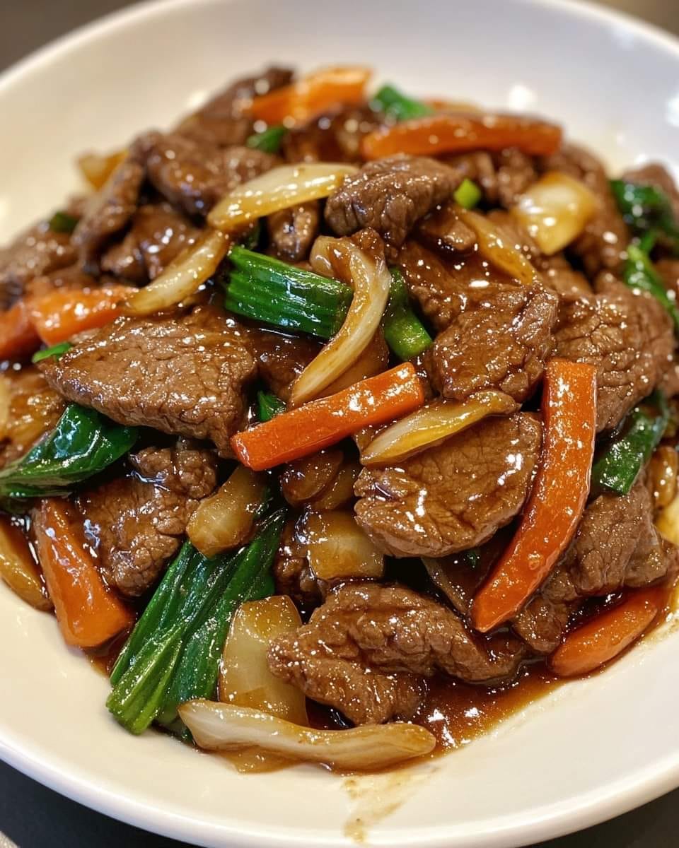 WOULD YOU EAT THIS CHINESE BEEF AND ONION STIR FRY 