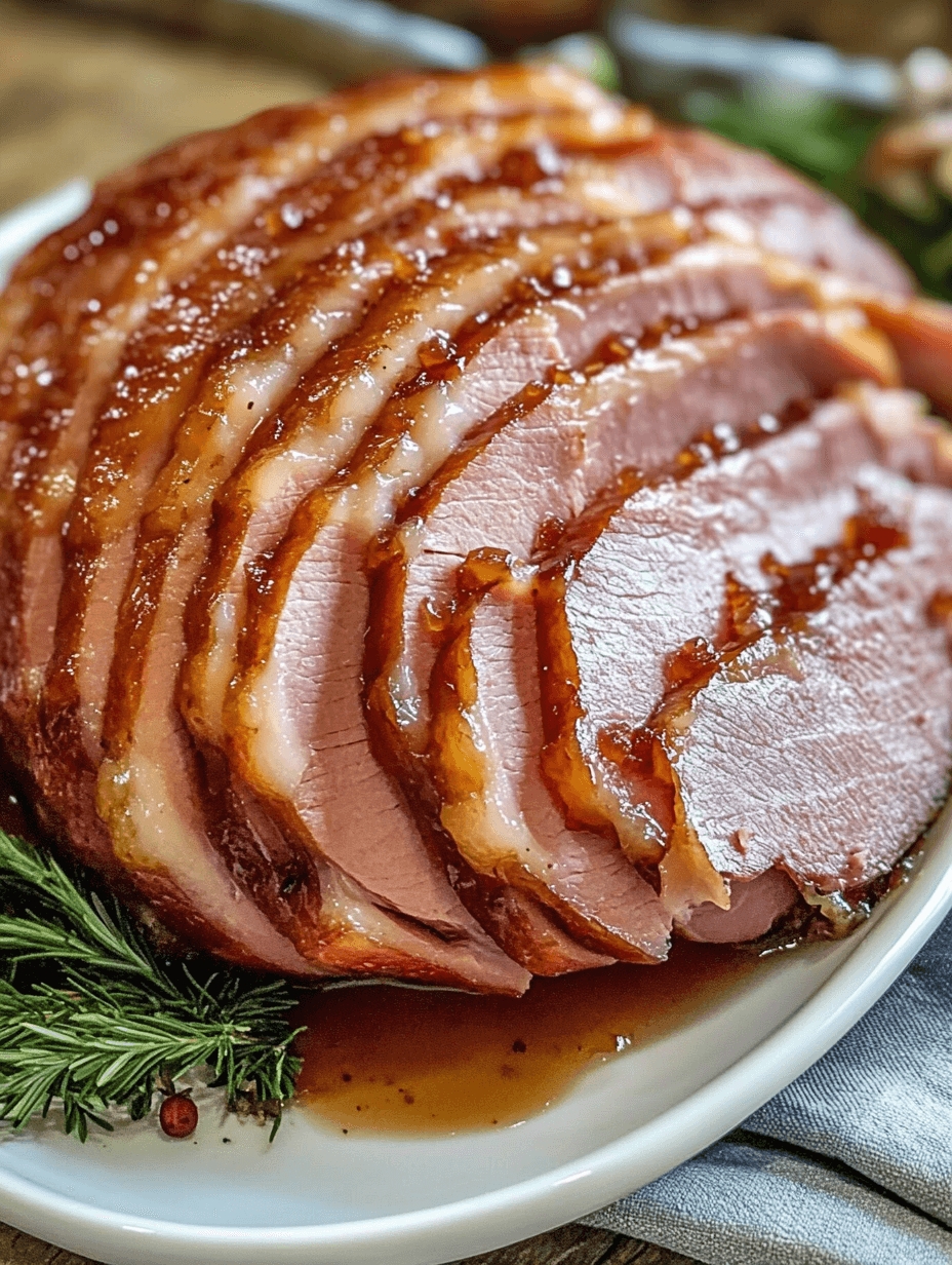 Brown Sugar Glazed Ham