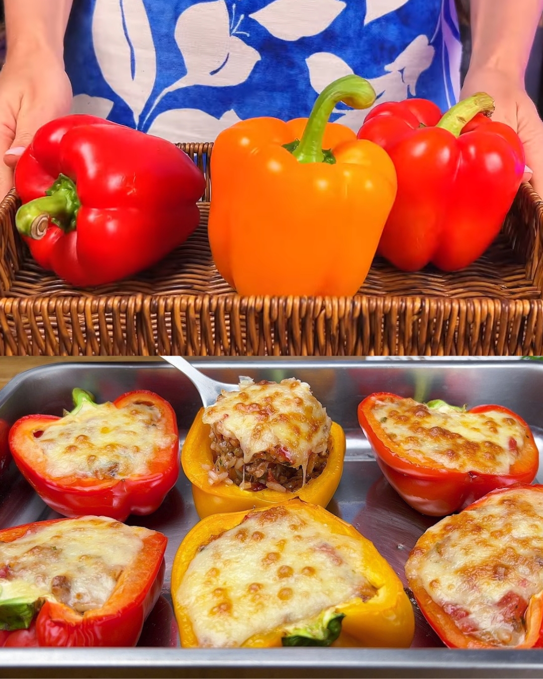 Best Stuffed Peppers I’ve Ever Eaten! Simple and Tasty Oven Recipe