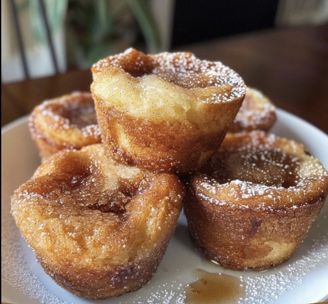  Cinnamon Sugar French Toast Muffins 