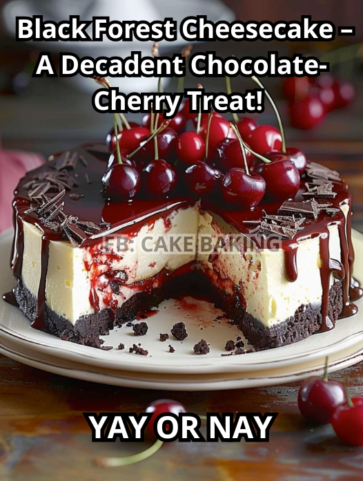 Black Forest Cheesecake – A Decadent Chocolate-Cherry Treat!