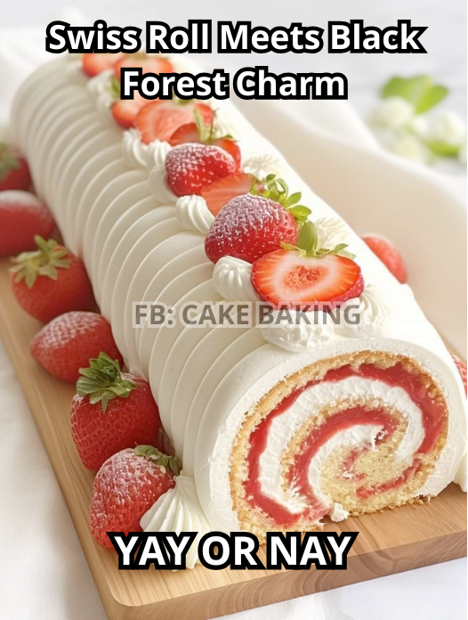 Swiss Roll Meets Black Forest Charm