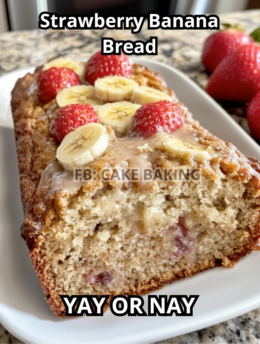 Strawberry Banana Bread