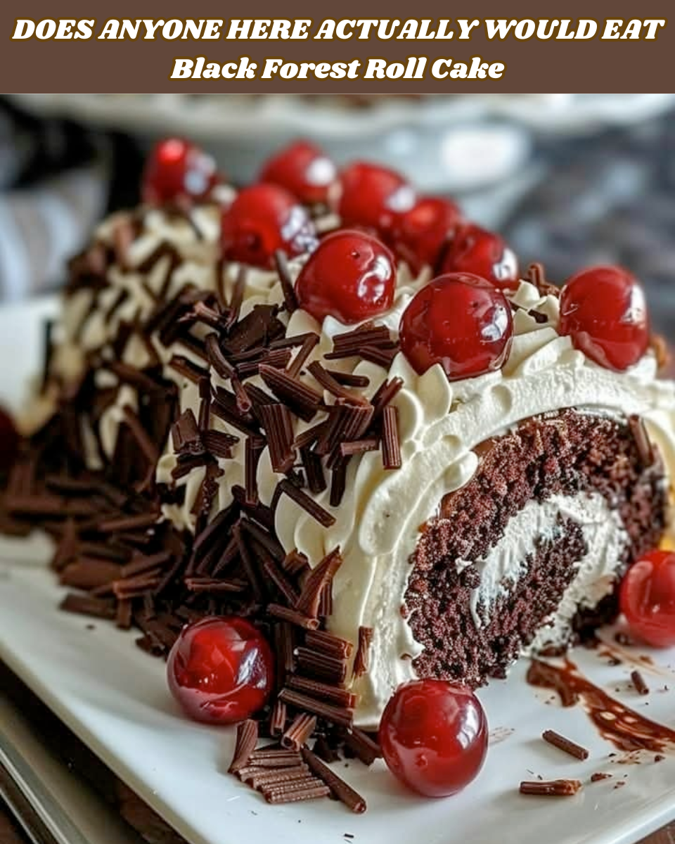 Black Forest Roll Cake