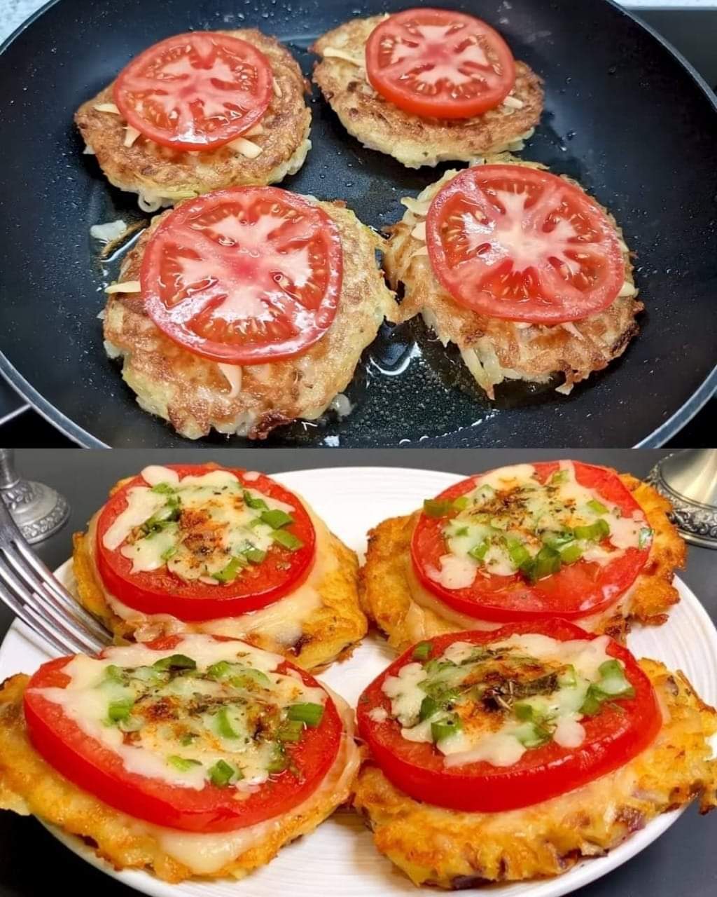 Crispy Cheesy Potato Patties