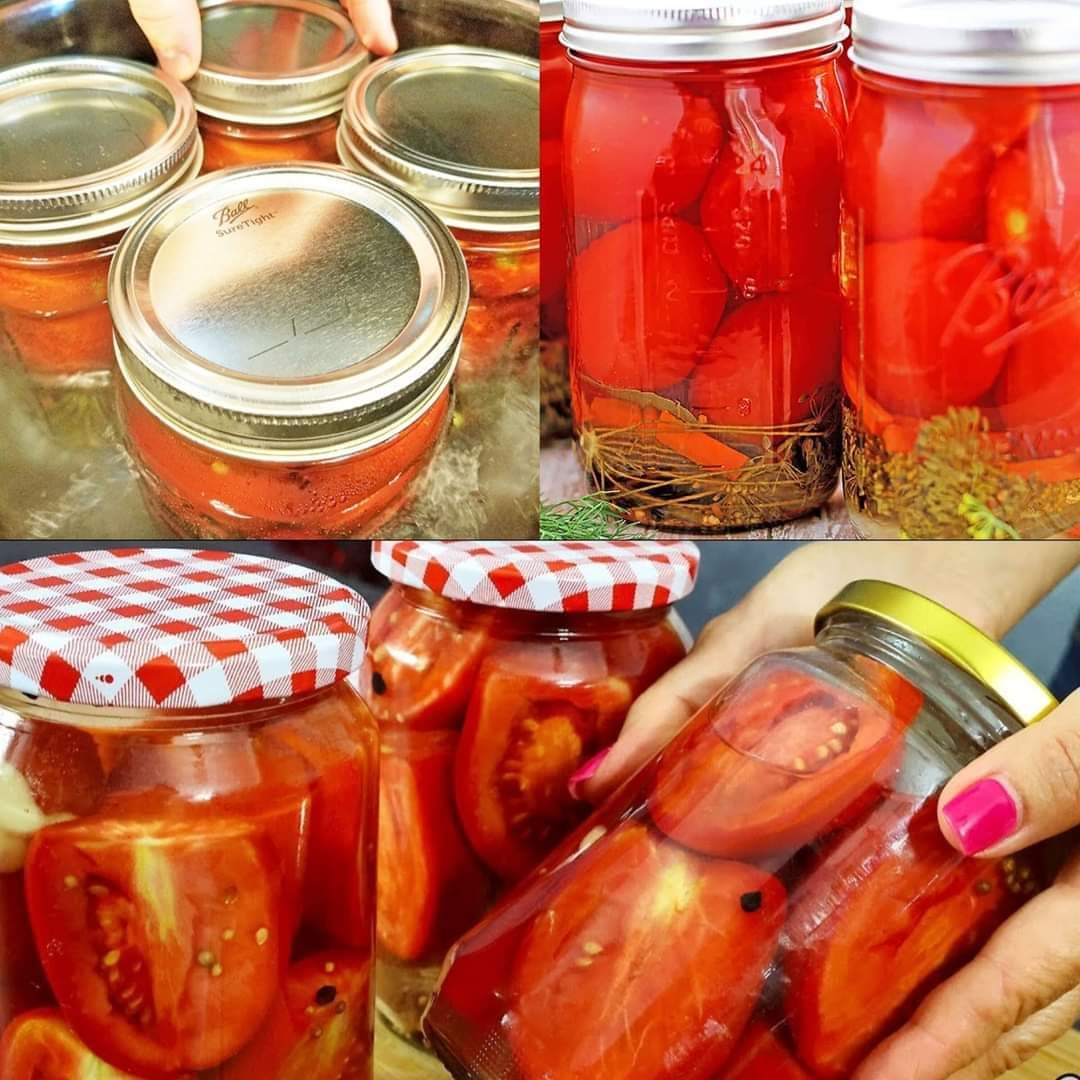 Grandma’s Recipe for Preserving Tomatoes in Jars Without Chemicals