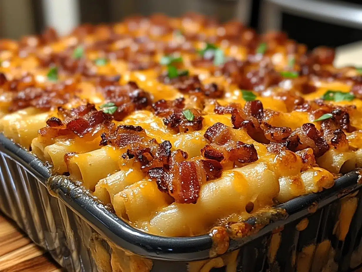 BBQ Bacon Cheeseburger Casserole