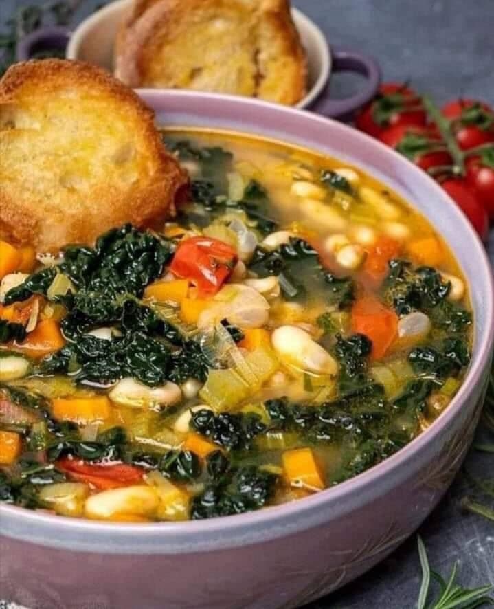 Tuscan White Bean Soup Recipe