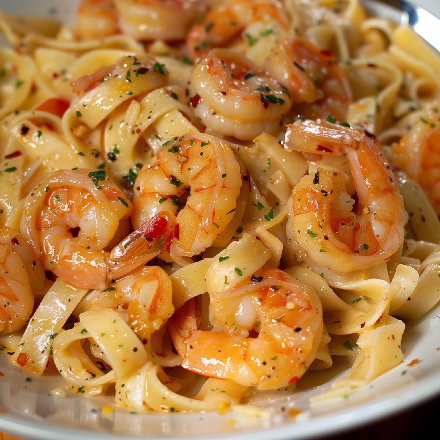 Shrimp Fettuccine Alfredo