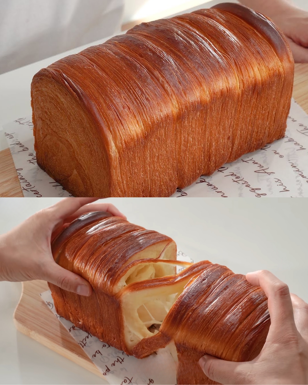 Best Ever Puff Pastry Butter Bread Loaf