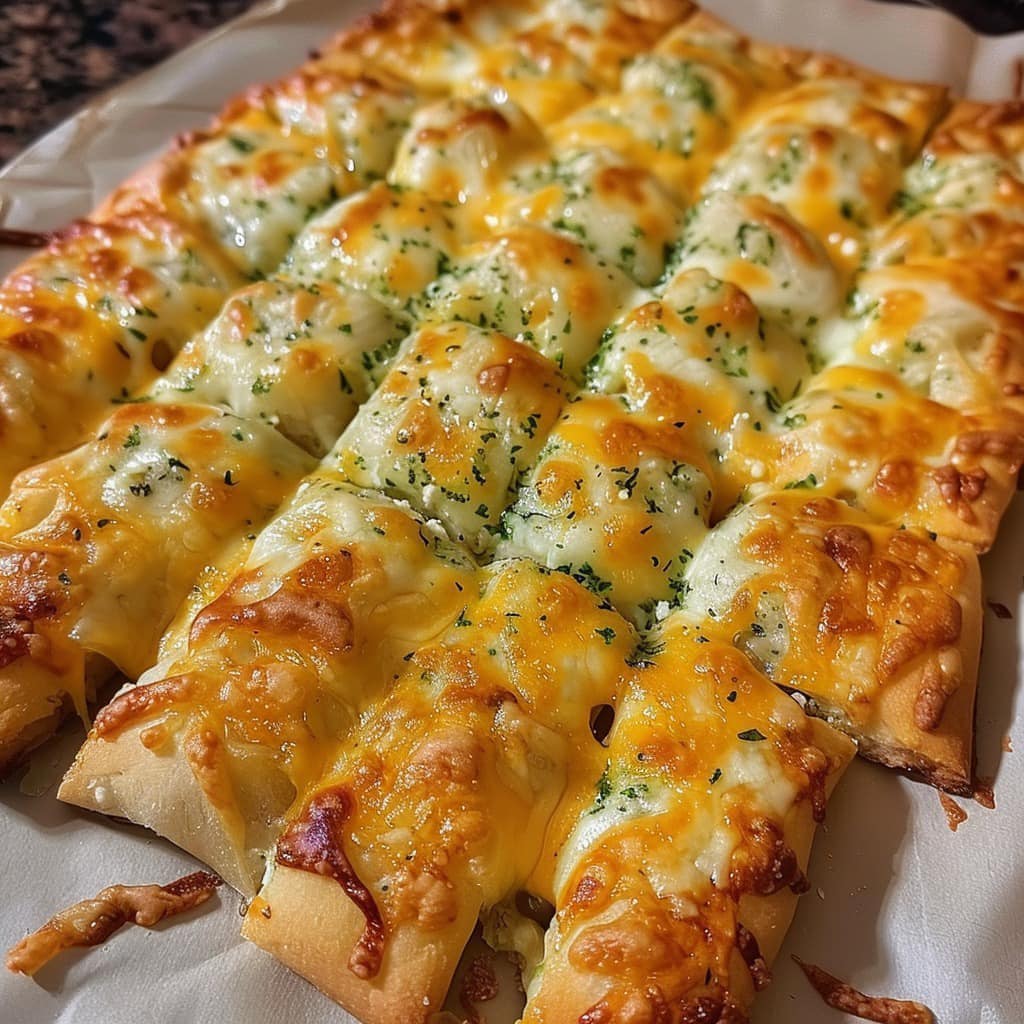 Cheesy Garlic Breadsticks