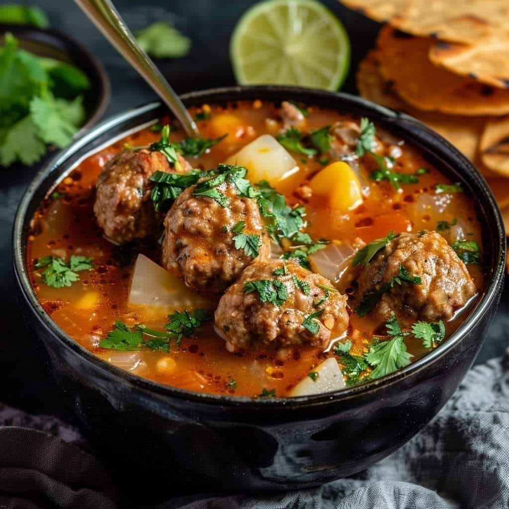 Mexican Meatball Soup (Albondigas Soup)