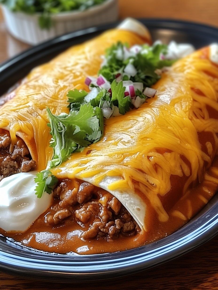 Beef and Cheese Chimichangas