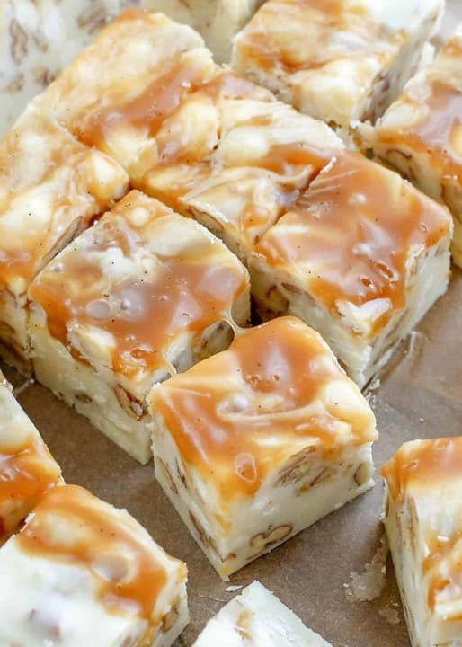 White Chocolate Caramel Fudge