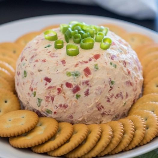 Cheese Ball with Creamed Beef Bits