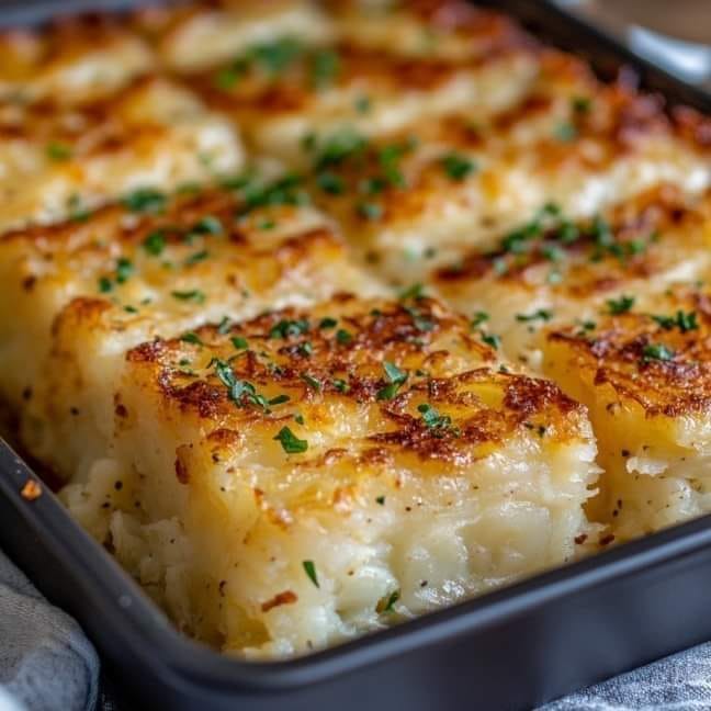 Casserole de patatas ralladas