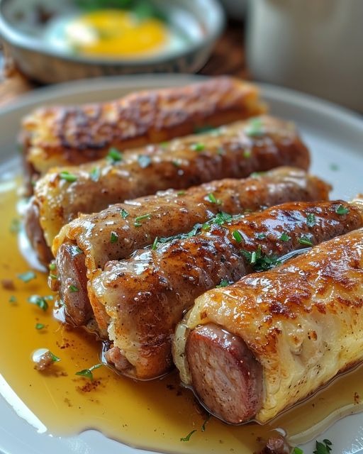 Sausage Toast Rolls