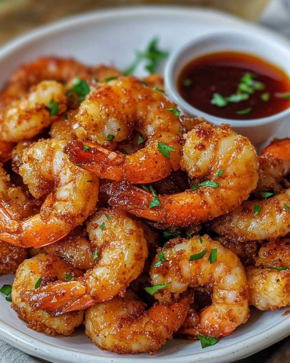 Hot Honey Fried Shrimp