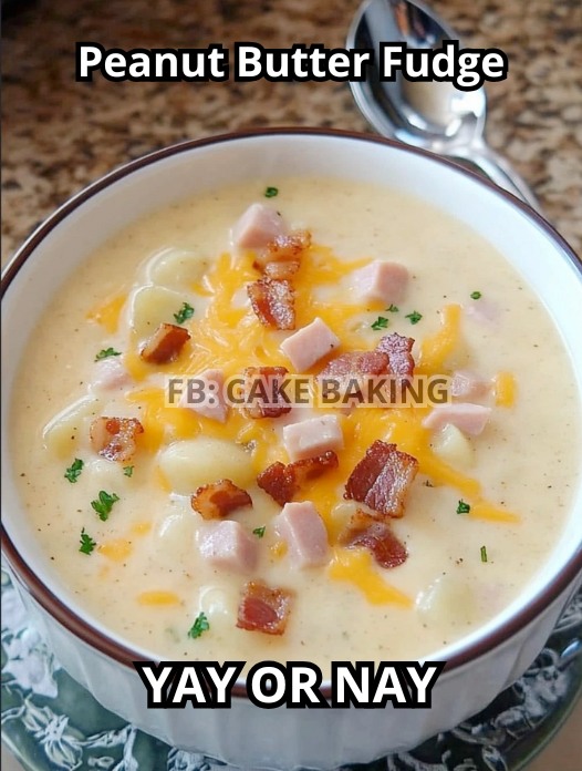 Cheesy crockpot potato soup 