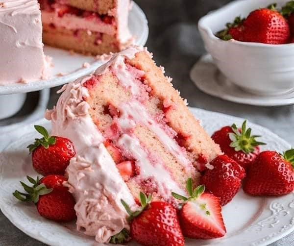 The most incredible Strawberry Cake you’ll ever taste