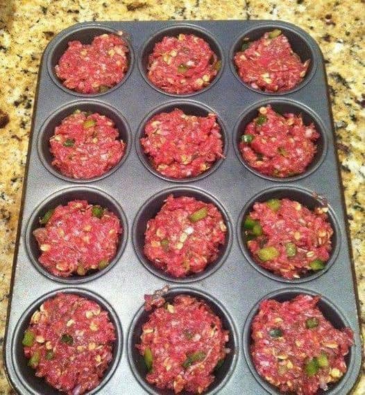 Mini Meatloaf Muffins