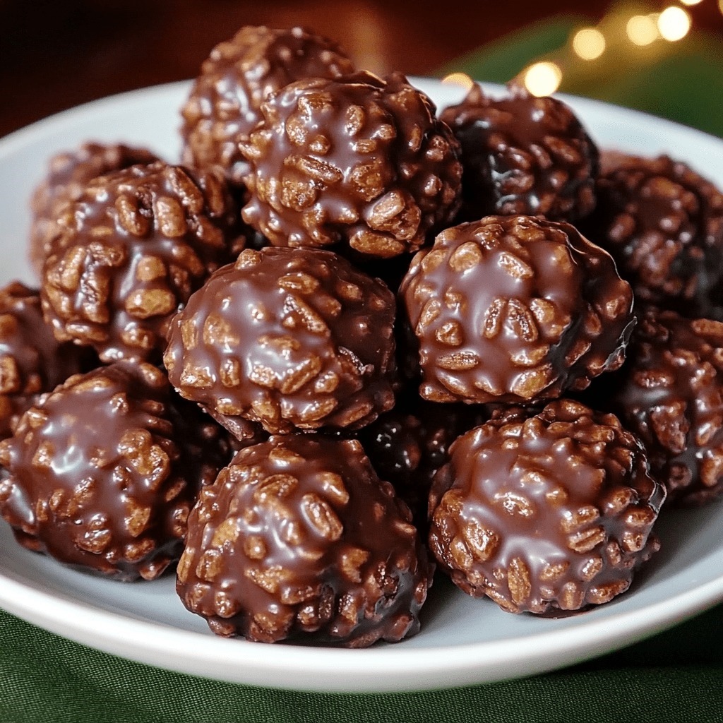 Chocolate Rice Krispie Balls – Don’t Lose This Recipe