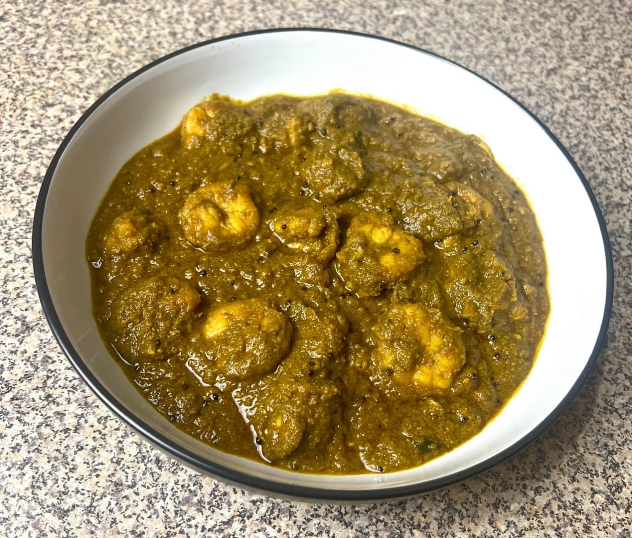 Prawn Green Masala Curry