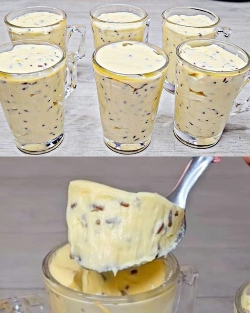 Easy creamy dessert: just whip it up in the blender