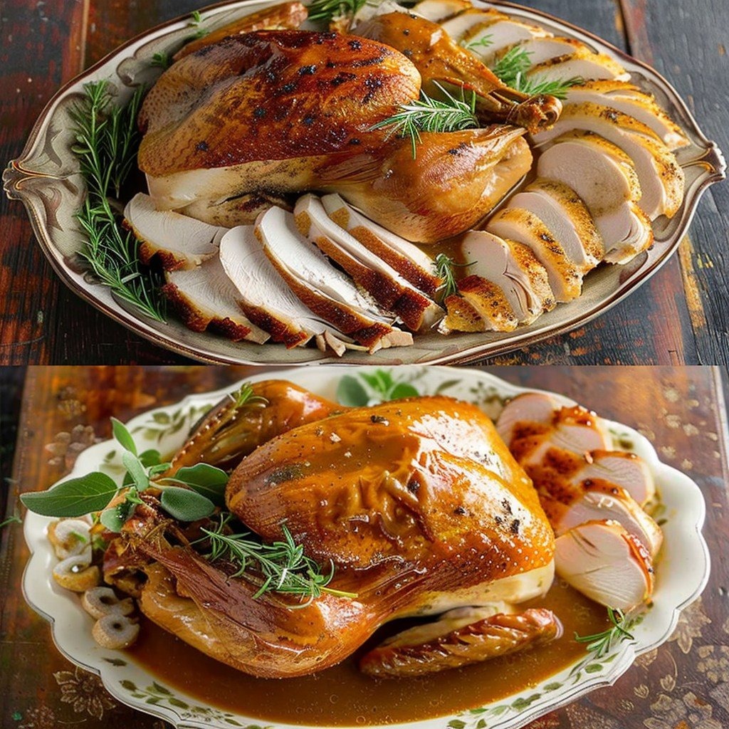 Easy Baked Turkey in Gravy