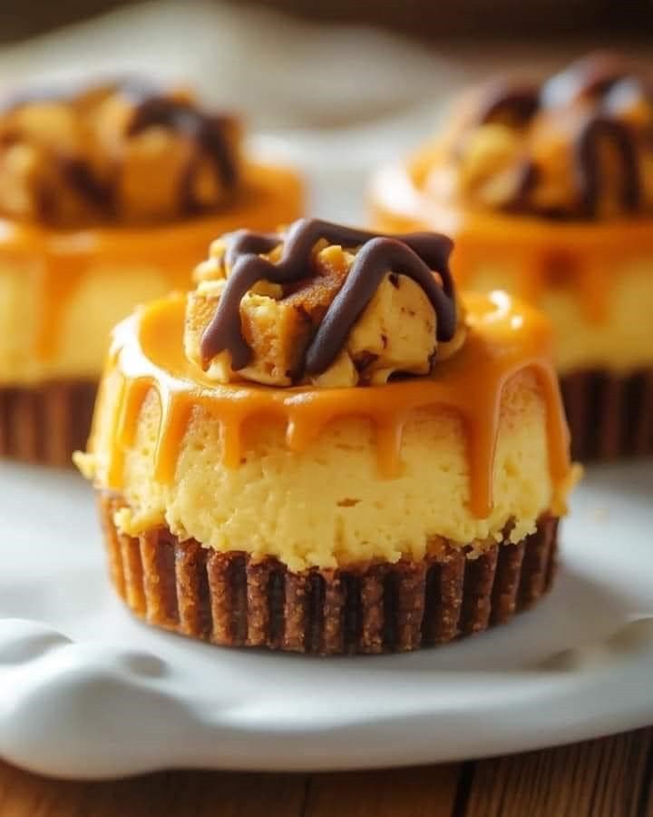  Mini Pumpkin Cheesecakes