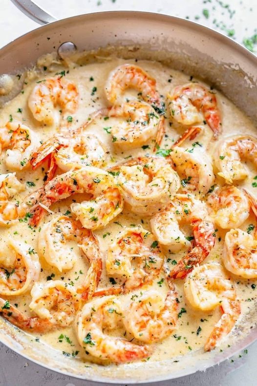 Creamy Garlic Shrimp