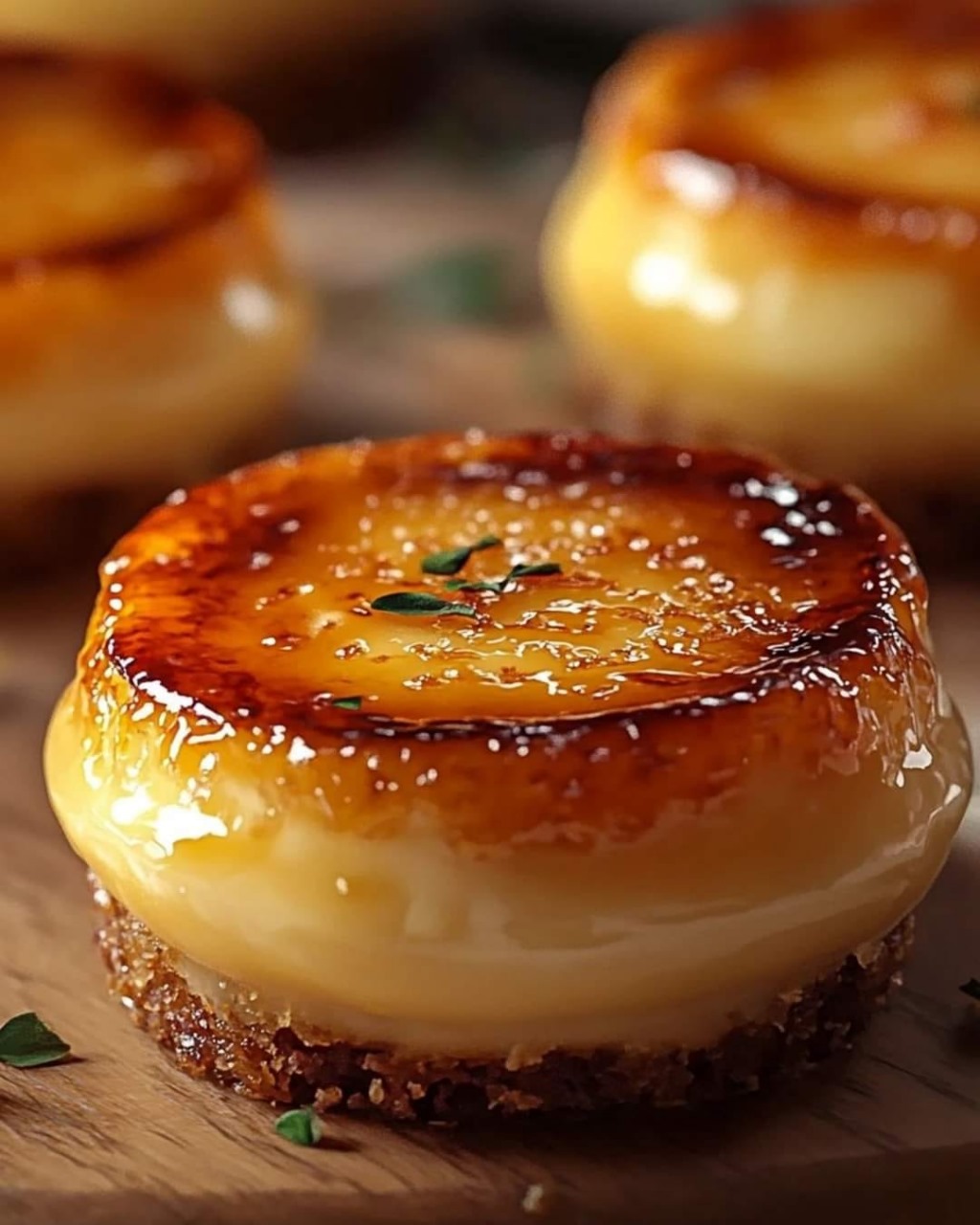 Mini Crème Brûlée Cheesecakes