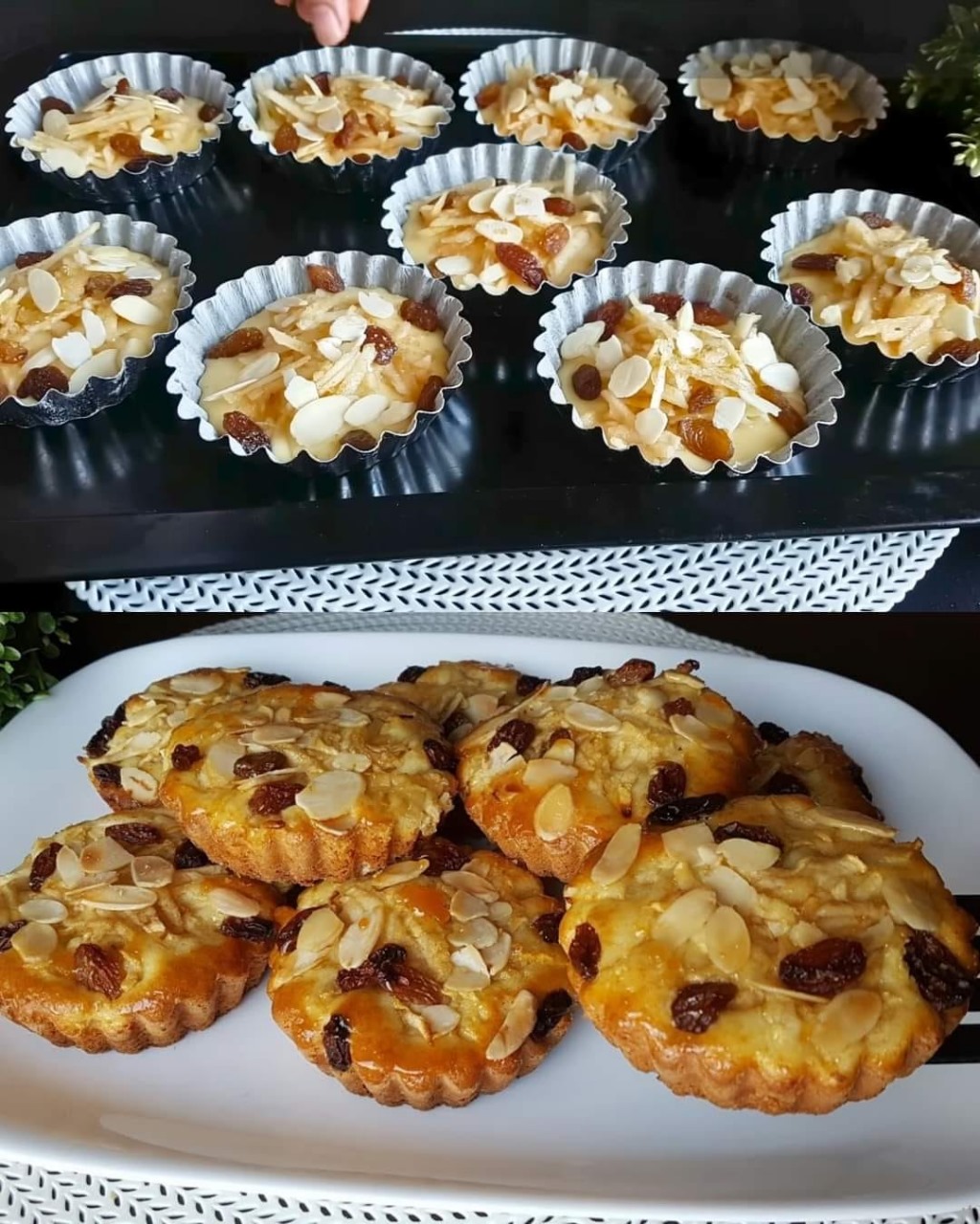 Apple, Raisin, and Almond Muffins