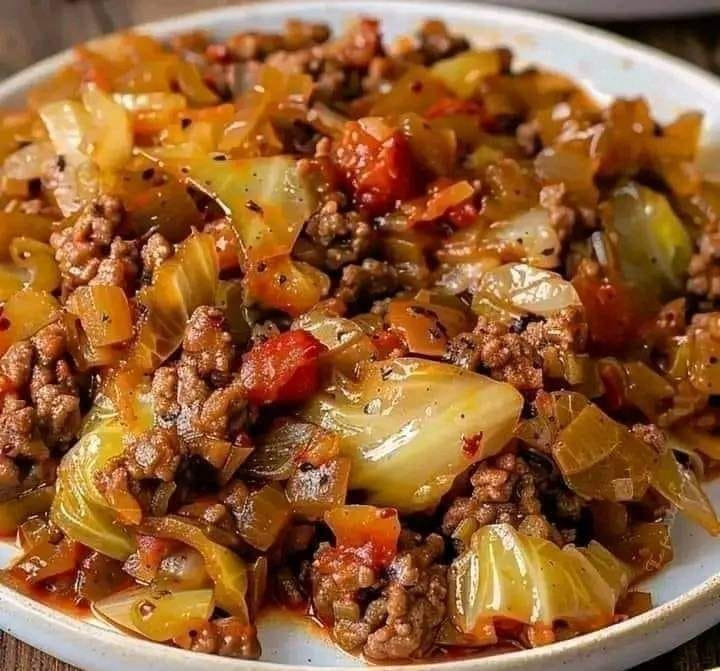 Old Cabbage and Ground Beef Recipe